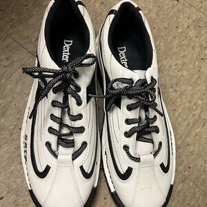 Dexter Men's White Sneakers with Black Details
